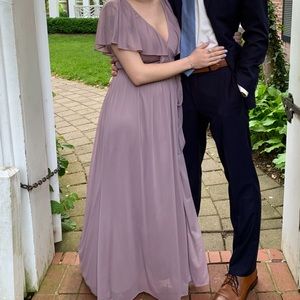 Azazie bridesmaid dress dusk